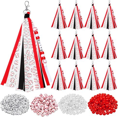 Tondiamo 562 Pcs Sport Keychain Bulk Basketball Football Keychain Cheerleader Team Gifts Keyring Charm Women Men Party Favor in Saudi Arabia