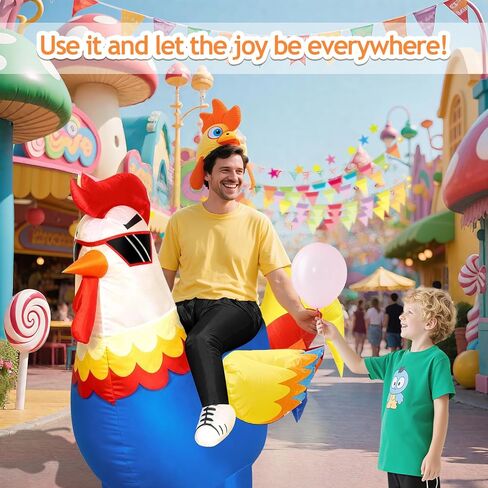 زي MIAOKE القابل للنفخ للبالغين، الهالوين، للحفلات التنكرية، الحفلات، المهرجانات، الكريسماس، للرجال والنساء in Kuwait