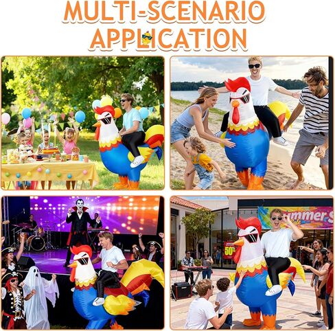 زي MIAOKE القابل للنفخ للبالغين، الهالوين، للحفلات التنكرية، الحفلات، المهرجانات، الكريسماس، للرجال والنساء in Kuwait