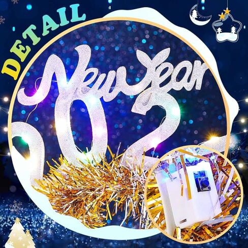 JONKY Light Up 2026 Headband New Years Eve Costume Headpiece Led NYE Hair Accessory for Women in Saudi Arabia