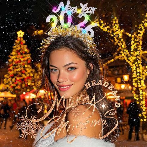 JONKY Light Up 2026 Headband New Years Eve Costume Headpiece Led NYE Hair Accessory for Women in Saudi Arabia