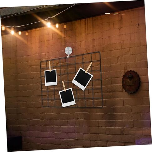 3 قطع من لوحة شبكة الحائط السلكية من Cabilock لعرض الصور DIY تصميم إطار حديد للمنزل والنوم المنزلي وديكور المكتب يتضمن لوحات in Kuwait