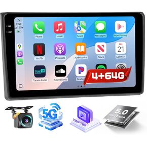 [ترقية] راديو Car لـ Chevy Traverse LT/Buick Enclave 2014-2018 مع Carplay Android Auto ، 4+64g 9 بوصة شاشة Thouch Screen Radio مع Bluetooth5.0 32EQ 1280 * 720P GPS WiFi in Kuwait