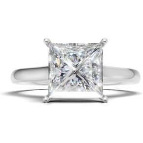 Diamond Ring For Women - IGI Certified Lab Grown Diamond Rings for Any Occasion, Wedding, Engagement Ring D-F Colorless, VVS1-VVS2-VS1 Clarity - Princess Shape in Saudi Arabia