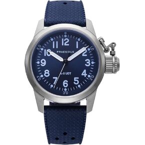 برايسيدوس | A-5 UDT - ساعات غوص للرجال، ساعات يد رجالية - عسكرية - هيكل 38 ملم، مينا أشعة الشمس باللون الأزرق، 20 ATM، تم تجميعها في الولايات المتحدة الأمريكية | تلقائي، هدية in Kuwait