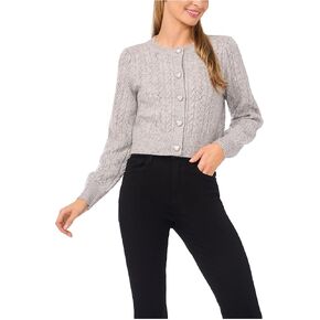 CeCe Womens Heart Button Pointelle Cardigan in Saudi Arabia