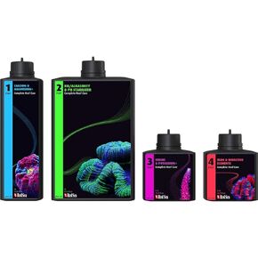 Red Sea Small (40 Gallon) 4-Part RCP Complete Reef Care Supplement Dosing System for Saltwater Mixed Reef Marine Aquariums for Optimal Coral Growth in Kuwait