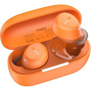 TOZO A1 Wireless Earbuds Bluetooth 5.3 Light-Weight in Ear IPX5 Waterproof Headphones 2 Mic for AI Calls, Immersive Premium Sound Bass Headset with Charging Case, 32 Presets EQ Customization via App in Kuwait