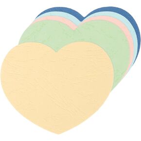 MECCANIXITY 100Pcs Heart Cutouts, 3 x 2.5 Cut-Outs Paper Heart Shaped Die Cut Paper Cards Classroom Decor for Valentine's Day, Bulletin Board, Green, Khaki, Gold Yellow, Blue, Rose Red in Saudi Arabia