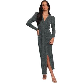 Petal & Pup Women's Grayson Maxi Dress-Emerald in Kuwait