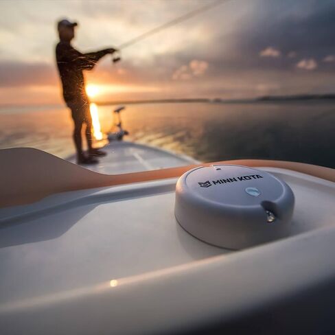 Minn Kota 1866680 i-Pilot Heading Sensor Spot-Lock BT (بلوتوث)، PowerDrive & Riptide PowerDrive White & 1854021 MKA-21 دعامة تحرير سريعة مركبة (محركات Terrova وPD) in Saudi Arabia