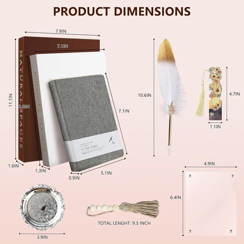 Decorative Book Set – 2 Faux Linen Books for Coffee Table & Bookshelf Décor, Aesthetic Home Accents for Modern Home Decoration, Photo Storage and as a Keepsake Box in Saudi Arabia