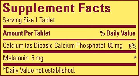 Nature Made Melatonin Maximum Strength 5 mg, 90 Tablets (2 Pack) in Saudi Arabia