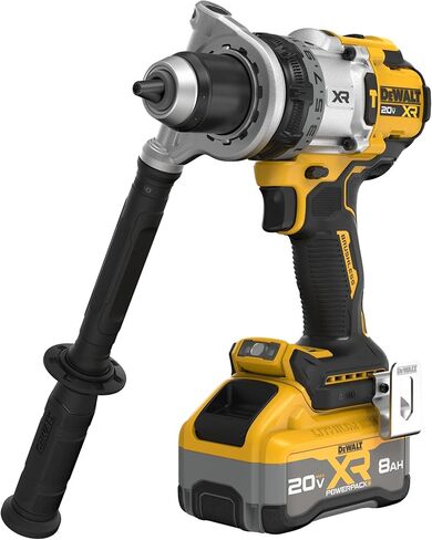 Dewalt 20V Max XR 1/2 بوصة مجموعة مثقاب اللاسلكي مع بطارية وشاحن 8AH (DCD1007WW1) in Saudi Arabia