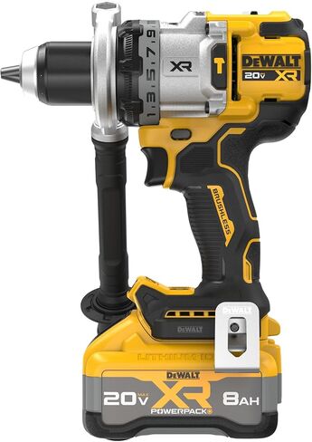 Dewalt 20V Max XR 1/2 بوصة مجموعة مثقاب اللاسلكي مع بطارية وشاحن 8AH (DCD1007WW1) in Saudi Arabia