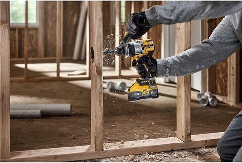 Dewalt 20V Max XR 1/2 بوصة مجموعة مثقاب اللاسلكي مع بطارية وشاحن 8AH (DCD1007WW1) in Saudi Arabia