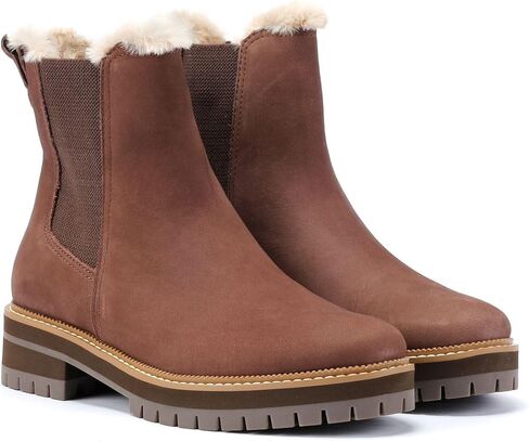 TOMS - Womens Bennet Boots, Color Wr Oak BRN Nubk/Faux, Size: 8.5 B(M) US in Kuwait