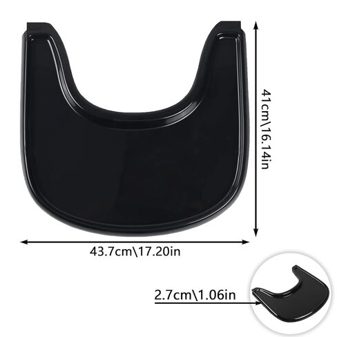 علبة كرسي عالية متوافقة مع كرسي Tripp Trapp Stokke مع سطح أملس وشفط قوي - مصنوع من البلاستيك الآمن من الطعام (BPA BPS BPF Lead and Phthalate Free) - White in Kuwait