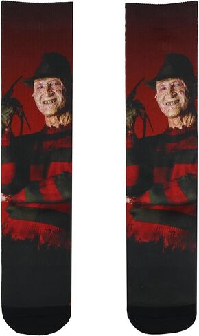 جوارب A Nightmare On Elm Street للرجال من Freddy Krueger مصنوعة من مادة التسامي تناسب مقاس الحذاء 8-12 in Kuwait