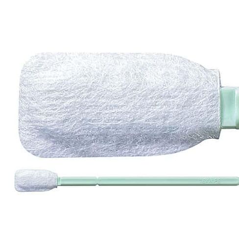 Texwipe TX762 Cleanroom Swab, 0.66"L Knit Polyester Tip, PP Handle; 100/Pk in Saudi Arabia