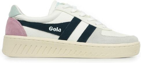Gola Women's Grandslam Trident Sneaker, White/Slate/Shadow, 6 in Kuwait