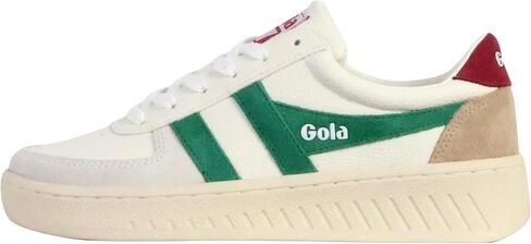 Gola Women's Grandslam Trident Sneaker, White/Slate/Shadow, 6 in Kuwait
