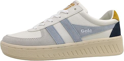 Gola Women's Grandslam Trident Sneaker, White/Slate/Shadow, 6 in Kuwait