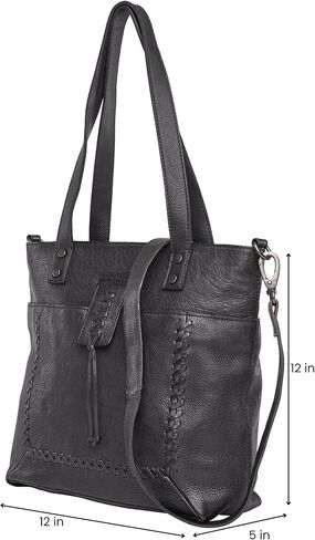 Lady Conceal Concealed Carry Leather Tote Bag for Women - Eden with Universal Holster for Gun in Saudi Arabia