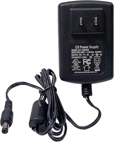 12V 1A Power Adapter Security Camera Supply, 12V 1000mA AC 100-240V to DC Power Supply 5.5 2.1mm 9.84Ft for CCTV Camera DVR NVR Led Light Strip UL in Kuwait