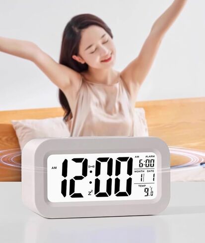 Multifunction Clock, Upgrade Mini Night Light Digital Clock in Saudi Arabia