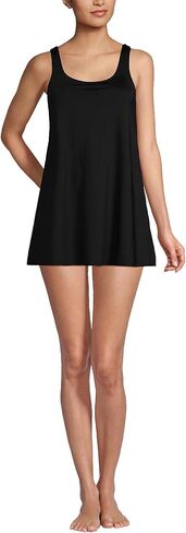 Lands' End Women's Scoop Neck Mini Swim Dress One Piece Swimsuit in Saudi Arabia