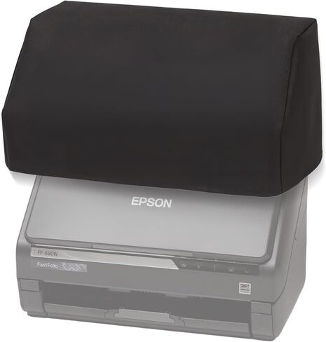 Printer Dust Cover Compatible with Epson Workforce WF-2650 / WF-2660 / WF-2750 / WF-2760 / WF-2860 Printer Protector [Antistatic, Water Resistant, Heavy Duty Fabric, Black] in Saudi Arabia