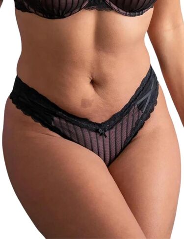 Pour Moi Women's 18904 Luxe Linear V Shaped Brazilian Panty in Kuwait