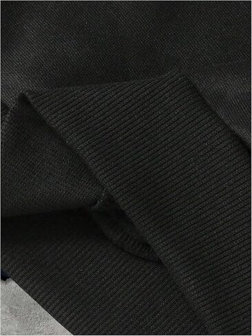 Men's Gothic Spiderweb Graphic Hoodies Striped Baggy Fall Sweatshirts Color Block Grunge Pullovers in Saudi Arabia