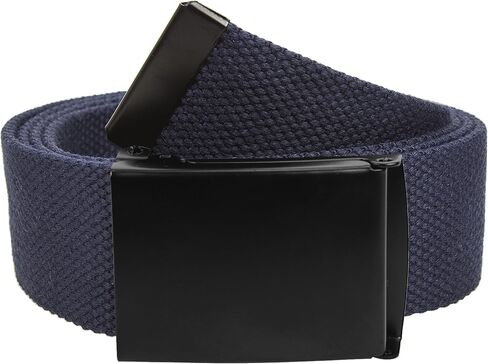 Gelante Fully Adjustable Canvas Web Belt with Black Flip Top Buckle 50'' Long in Saudi Arabia
