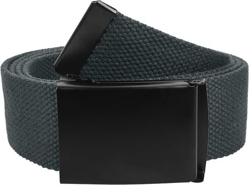 Gelante Fully Adjustable Canvas Web Belt with Black Flip Top Buckle 50'' Long in Saudi Arabia