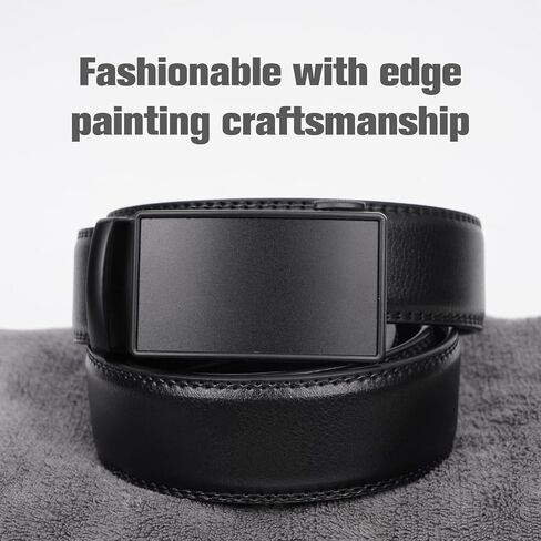 Mens Belt Ratchet Belt For Men Dress and Casual with Adjustable Buckle in Saudi Arabia