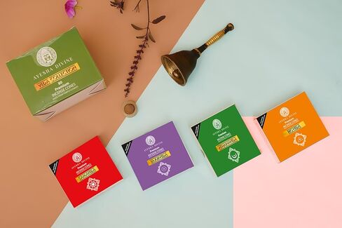 حزمة متنوعة من مخاريط البخور، مجموعة فيدا Samaveda Rigveda Yajurveda Atharvaveda، 80 مخاريط طبيعية ملفوفة يدويًا، رائحة طويلة الاحتراق، خالية من الفحم، استرخاء اليوغا والتأمل in Saudi Arabia