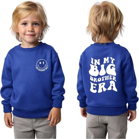 Big Brother Sweatshirt New Baby Pregnancy Announcement Pullover Toddler Boys Promoted to Big Bro Sweatshirt in Saudi Arabia