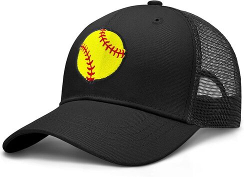 Cool Embroidered Pattern Baseball Cap,Adjustable Fit Trucker Caps,Quick-Dry Comfort Gift for Men Women Accessory-Black in Saudi Arabia