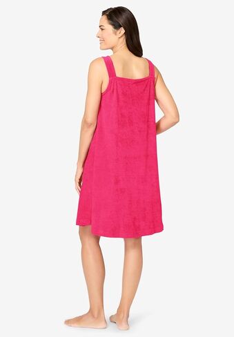 Dreams & Co. Plus Size Sleeveless Terry Lounger in Saudi Arabia