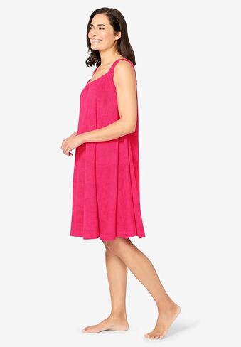Dreams & Co. Plus Size Sleeveless Terry Lounger in Saudi Arabia