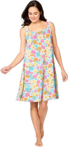 Dreams & Co. Plus Size Sleeveless Terry Lounger in Saudi Arabia