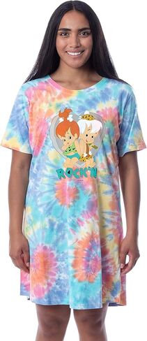 INTIMO The Flintstones 1985 Womens' Pebbles Bamm-Bamm Nightgown Sleep Pajama in Saudi Arabia
