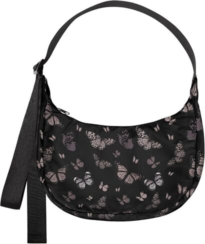 Crescent Bag for Women - Nylon Small Crossbody Bags for Women Adjustable Shoulder Strap Cute Waterproof, for Travel in Saudi Arabia