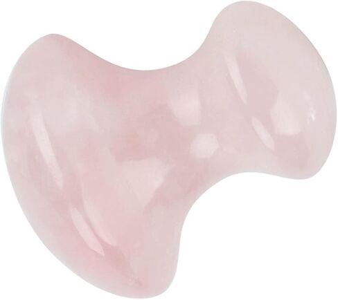 Rose Quartz Crystal Massage Stone, Mushroom shaped Face Eyes Massaging Tool, Made of Quartz Crystal, for Face and Eyes in Saudi Arabia