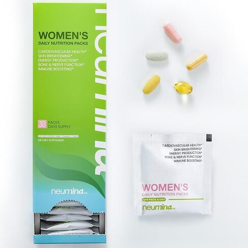 Multivitamin for Women| All-in-One Vitamin Packs for Hair Skin and Nails, Energy Producton, Bone Health, Stress Relief, Made in USA, 30 Servings in Saudi Arabia