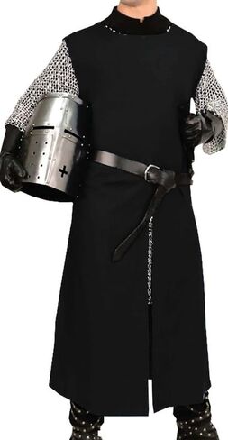 SUNLEXA Medieval Knight Viking Tunic cosplay Halloween costume Shirts Men's Costumes Renaissance Surcoat Tabard LARP (S-6XL) in Saudi Arabia