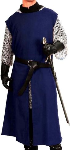 SUNLEXA Medieval Knight Viking Tunic cosplay Halloween costume Shirts Men's Costumes Renaissance Surcoat Tabard LARP (S-6XL) in Saudi Arabia