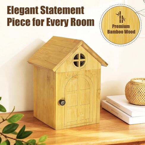 Family Time Phone Organizer — Bamboo Phone Storage Box with Charging Ports, Holds Up to 6 Phones Self-Discipline Phone Holder Helps Children and Adults Regain Focus in Saudi Arabia